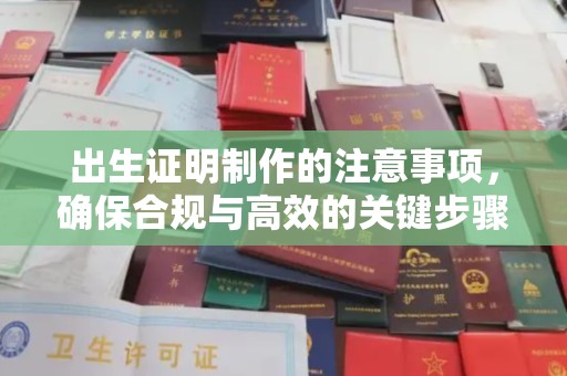 宜城出生证明制作的注意事项，确保合规与高效的关键步骤
