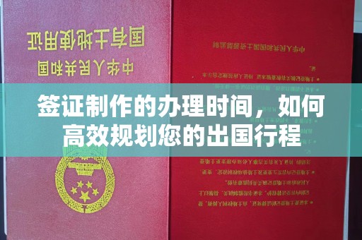 宜城签证制作的办理时间，如何高效规划您的出国行程